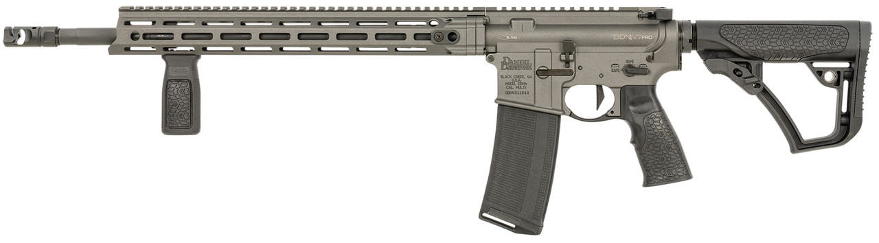 Daniel Defense 02-128-10739-047 DDM4 V7 Pro 5.56x45mm NATO 18" 30+1, Cobalt, Rifle