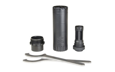 YHM TRBO KRB 556 SUPPRESSOR W/MZLE BRK BK