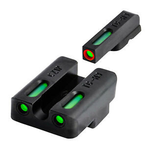 TRUGLO TFX PRO CZ P10 FRONT AND TFO NIGHT REAR SIGHT SET GREEN