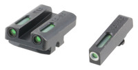 TRUGLO TFX BRITE-SITE WALTHER PPS M2 SET FRONT AND REAR SET TFO GREEN NIGHT SIGHTS
