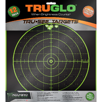TRUGLO 100 YARD 12X12 FLUORESCENT GREEN TRU-SEE SPLATTER TARGET