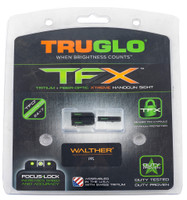 TRUGLO TFX WALTHER PPS SET BLACK NIGHT HANDGUN SIGHT