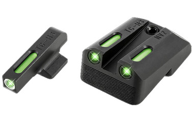 TRUGLO TFX TRITIUM FIBER OPTIC HANDGUN NOVAK .270/.450 FRONT REAR SET SIGHTS