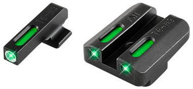 TRUGLO TFX STANDARD HEIGHT TRITIUM 3-DOT CONFIGURATION FN FNX45 NIGHT SIGHT SET