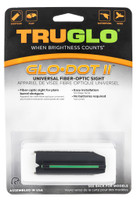 TRUGLO GLO-DOT II 12-20 GAUGE SHOTGUN FIBER OPTIC FRONT SIGHT GREEN