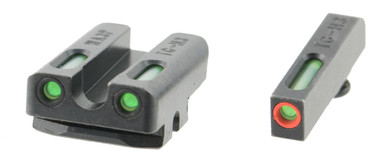 TRUGLO TFX WALTHER PPS M2 PRO ORANGE HANDGUN NIGHT SIGHT SET