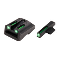 TRUGLO TFO FOR NOVAK 1911 .260/.500 - GREEN FRONT AND GREEN REAR SIGHT SET