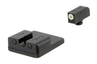 TRUGLO TRIT PRO TAURUS MILLENNIUM G2/709 SLIM/740 SLIM WHITE HANDGUN SIGHT SET