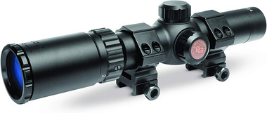 TRUGLO SCP TRKY 1-4X24MM 30MM CIRCLE RINGS TUBE RIFLE SCOPES