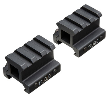TRUGLO RISER MNT PICATINNY 3/4 2-PCS