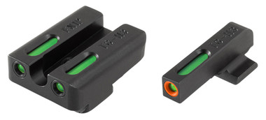 TRUGLO BRITE-SITE TFX FN FNX40 PRO ORANGE HANDGUN NIGHT SIGHTS SET