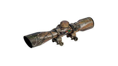 TRUGLO SCOPE 4X32MM SR W/ RINGS DIAMOND CAMO TUBE RIFLE SCOPE