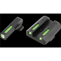 TRUGLO TFX STANDARD HEIGHT SIG SAUER SIGHT SQUARE CUT REAR NOTCH