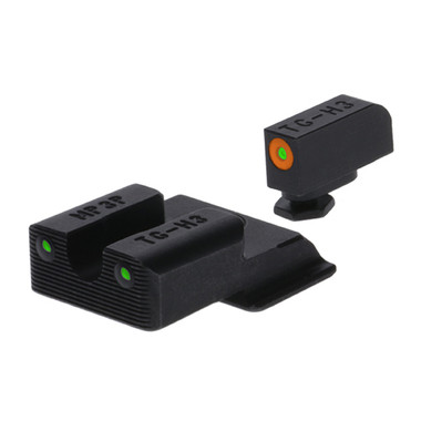 TRUGLO TRITIUM PRO S&W SHIELD 380 EZ ONLY HANDGUN NIGHT SIGHTS