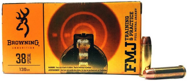 Browning 38 Special 130 Grain FMJ