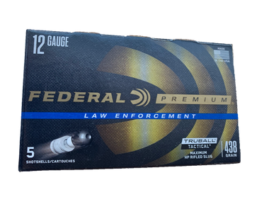 Federal Law Enforcement 12 Gauge Ammo 2-3/4" Tactical TruBall Rifled Slug Low Recoil