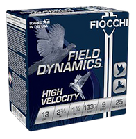 Fiocchi High Velocity Field Dynamics 12 Gauge 2.75" 1-1/4 Ounces