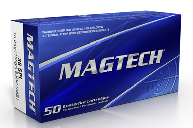Magtech 38E Range/Training 38 Special 158 gr Semi Jacketed Hollow Point 50 Per Box/ 20 Cs