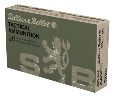 Sellier & Bellot SB300BLKXA eXergy 300 Blackout 110 gr TAC EX Blue 20 Per Box/ 50 Case