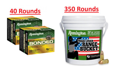 Remington Bonded & FMJ Total JHP +P Ammo