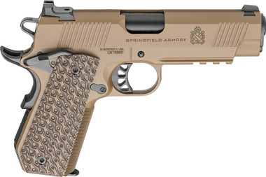 Springfield Armory 1911 TRP Commander 45 ACP 4.25" Barrel FDE Light Rail Carry Contour