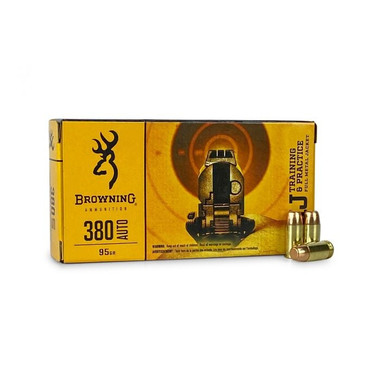 Browning 380 Auto Training & Practice 95 Grain Full Metal Jacket Ammunition