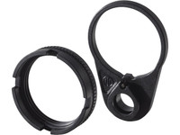 Primary Weapons Systems Ratchet Lock End Plate & Castle Nut Set, Black, AR-15