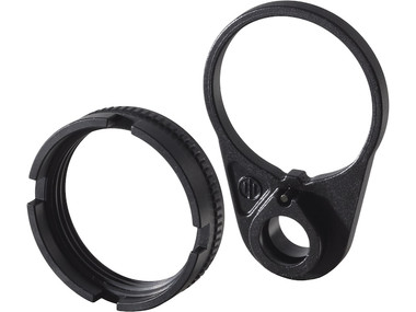 Primary Weapons Systems Ratchet Lock End Plate & Castle Nut Set, Black, AR-15