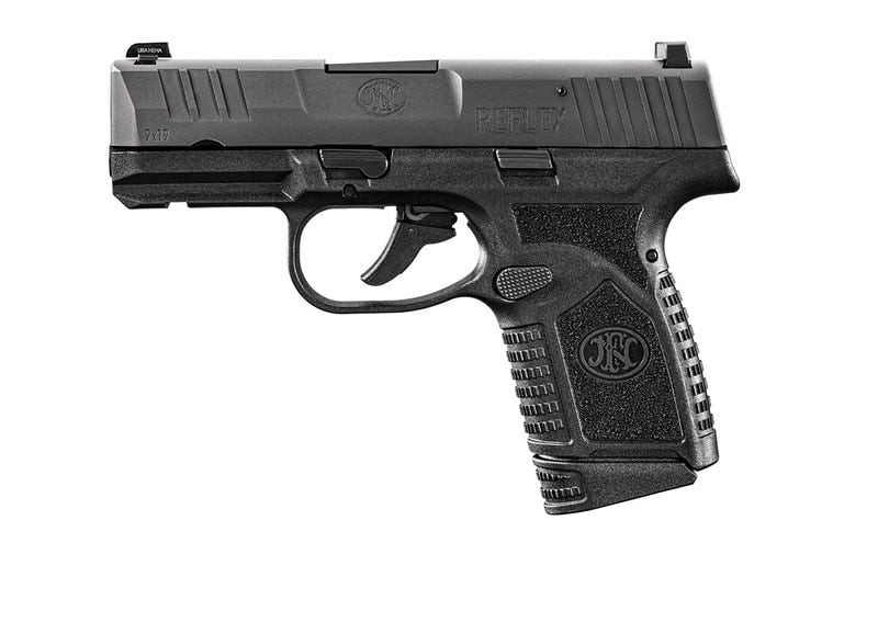 FN Reflex Micro-Compact Frame 9mm Luger Pistol with (1) 15Rd Mag and (1) 11Rd Mag, 3.30" in Black
