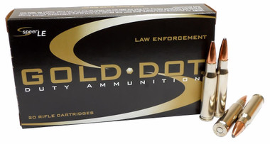 Speer Gold Dot .308 Winchester 168 Grain Bonded Soft Point Ammunition
