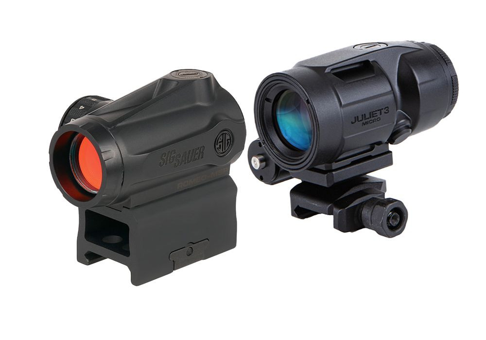 Sig Sauer Romeo MSR Gen II Red Dot Sight - w/ Juliet3 Micro 3x22MM Magnifier
