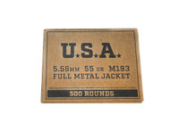 Winchester 5.56x45mm NATO Ammunition Service Grade 55 Grain M193 Full Metal Jacket Bulk Packed