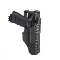 Blackhawk L3D T-Series Duty Holster Glock 17/19/22/23/31/45 RH, Black