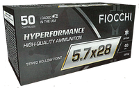 Fiocchi Hyperformance 5.7x28mm 40gr Tipped Hollow Point