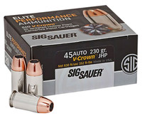 Sig Sauer 45ACP 230 Grain Elite V-Crown Jacketed Hollow Point