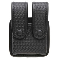 Uncle Mike's Single Stack Double Duty Mag Case for Pistol, Color - Black