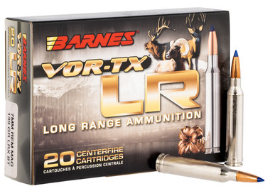 Barnes VOR-TX 7mm Remington Magnum 139 Grain Long Range X Boat Tail