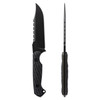 Toor Knives Crewman Fixed Blade Knife, Bomber Black