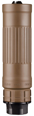 Dead Air Lazarus 6 Suppressor Xeno Adapter, FDE 5.88"