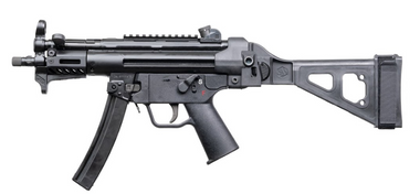 PTR 9RS 9mm Pistol, 3-Lug Barrel, M-LOK, 1/2x28 Threaded, Folding Brace
