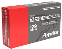 Aguila 6.5 Creedmoor 129 Grain InterLock Boat Tail Soft Point