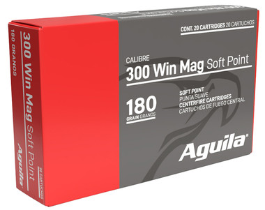 Aguila 300 Winchester Magnum 180 Grain InterLock Boat Tail Soft Point