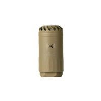 HUXWRX Blastphemy Blast Deflector FDE, Multi-Caliber, Stainless Steel, HX-QD Compatible