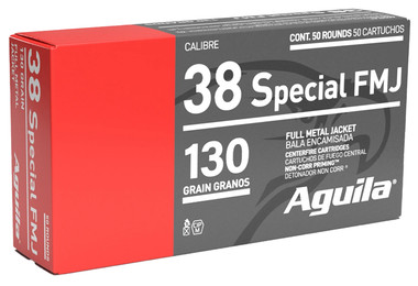 Aguila Target & Range 38 Special 130 Grain Full Metal Jacket