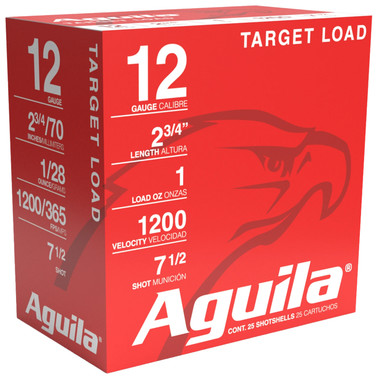 Aguila Target Load Competition 12 Gauge 2.75" 1 oz 7.5 Shot
