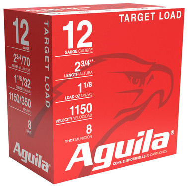 Aguila Target Load Competition 12 Gauge 2.75" 1-1/8 oz 8 Shot
