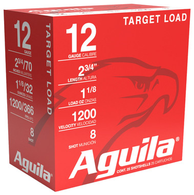 Aguila Target Load Competition 12 Gauge 2¾" 1-1/8 oz 8 Shot