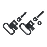 Uncle Mike's Bolt Action 1" Machine Screw Type QD-115 Sling Swivels, Black