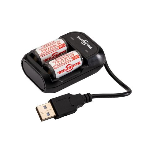 SureFire SFLFP123KIT Lithium Iron Phosphate Rechargeable Batteries Include Charger Kit