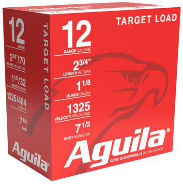 Aguila Sporting Clays High Velocity 12 Gauge 2.75" 1 1/8 oz 7.5 Shot